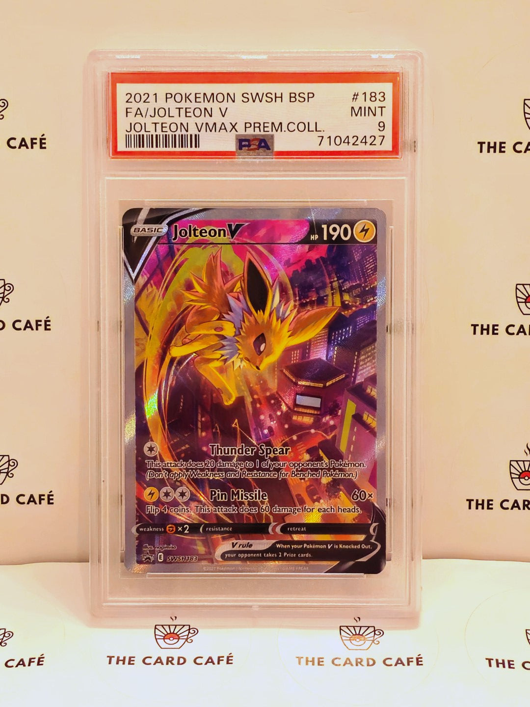 Jolteon V - SWSH Black Star Promo - SWSH183 - PSA 9