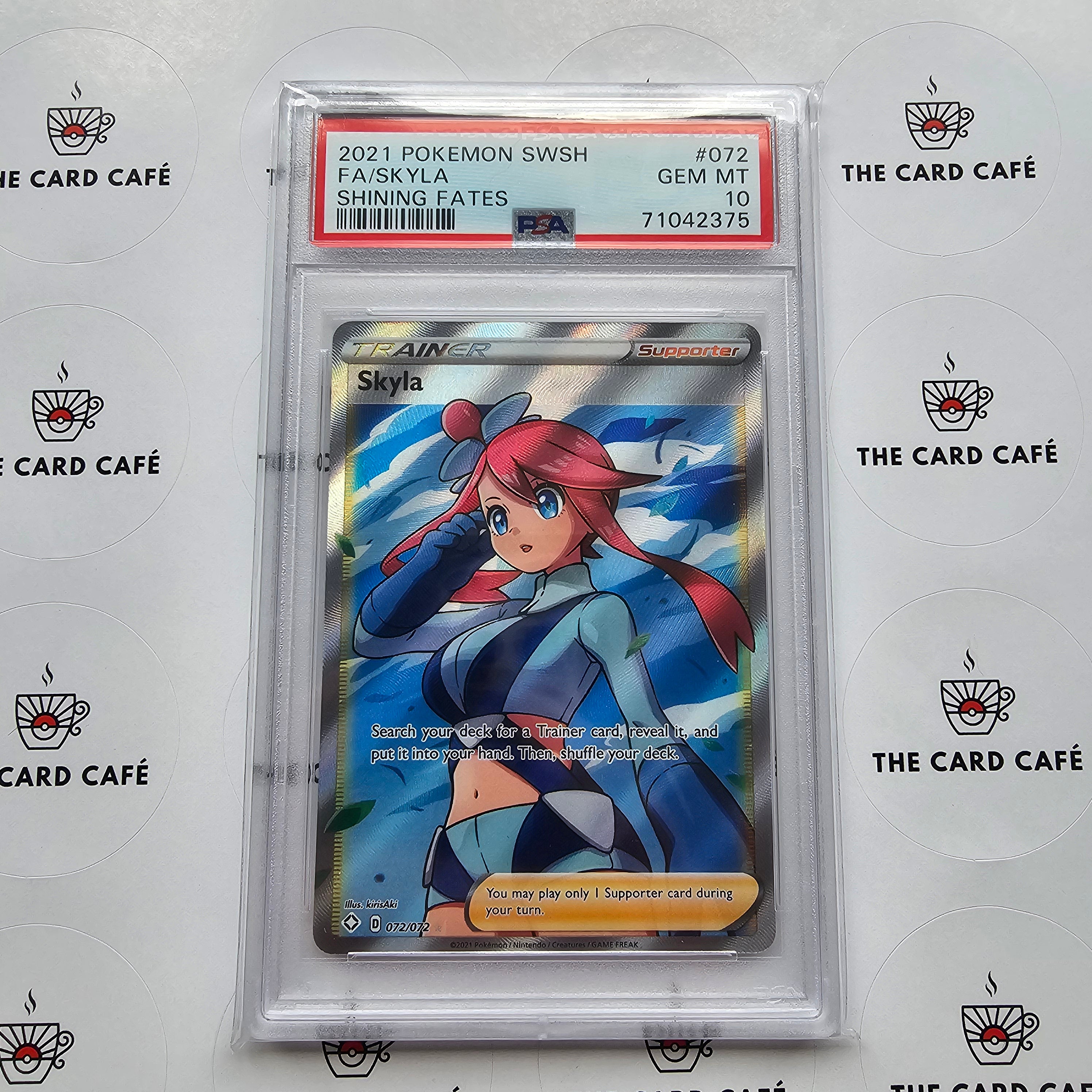 Skyla - Shining Fates - Full Art Trainer - 072/072 - PSA 10