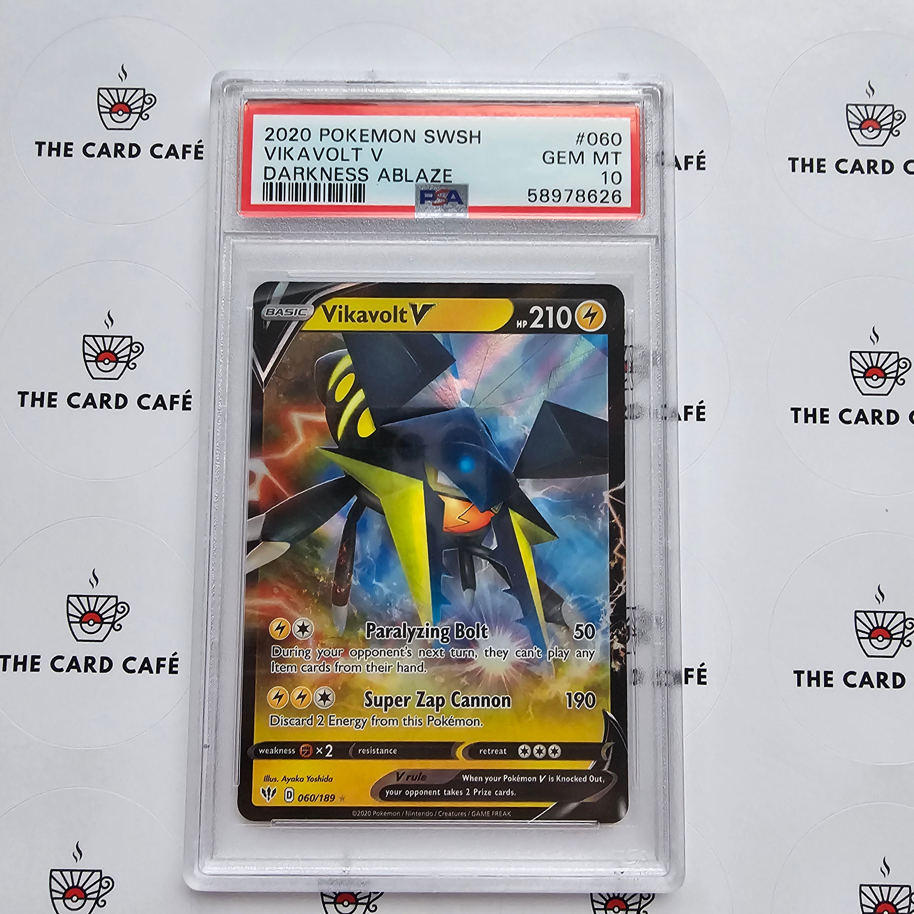Vikavolt V - Darkness Ablaze - 060/189 - PSA 10