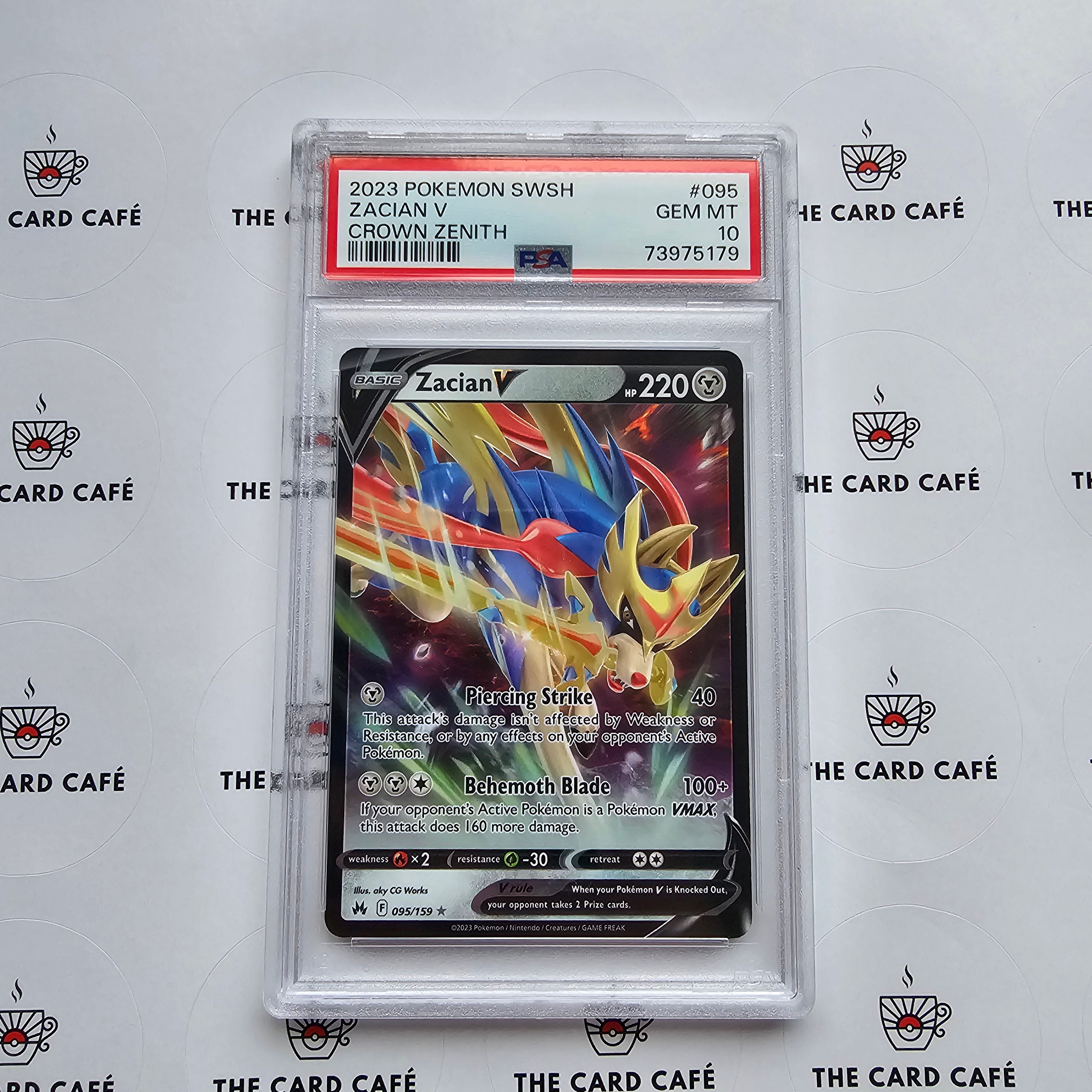 Zacian V - Crown Zenith - 095/159 - PSA 10