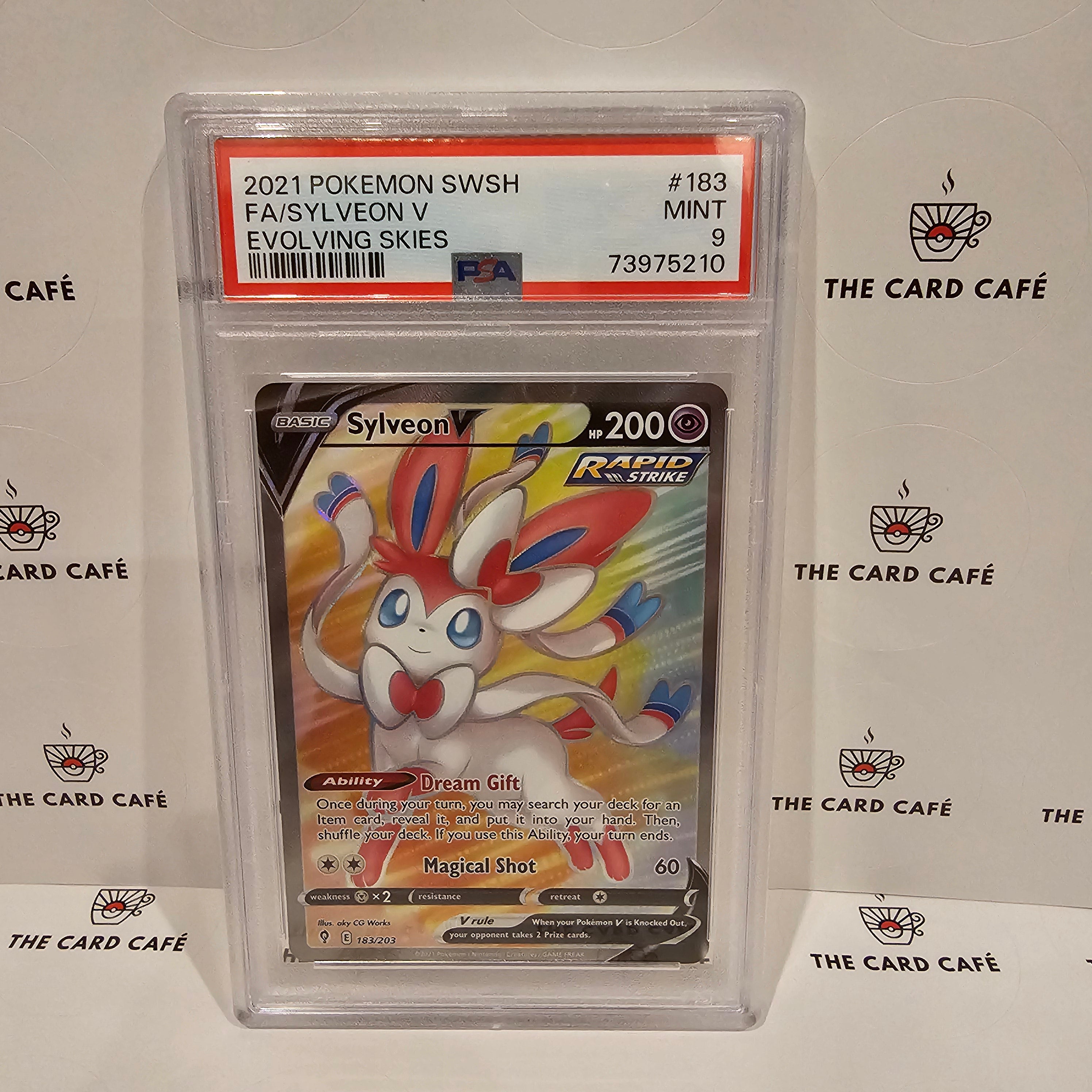 Sylveon V - Evolving Skies - 183/203 - PSA 9