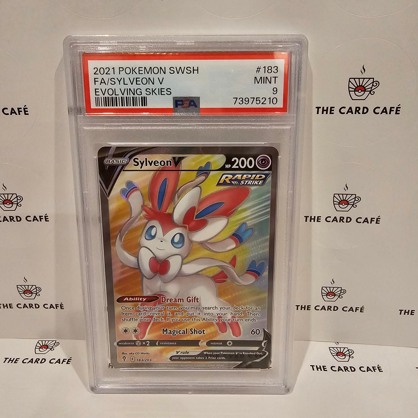 Sylveon V - Evolving Skies - 183/203 - PSA 9