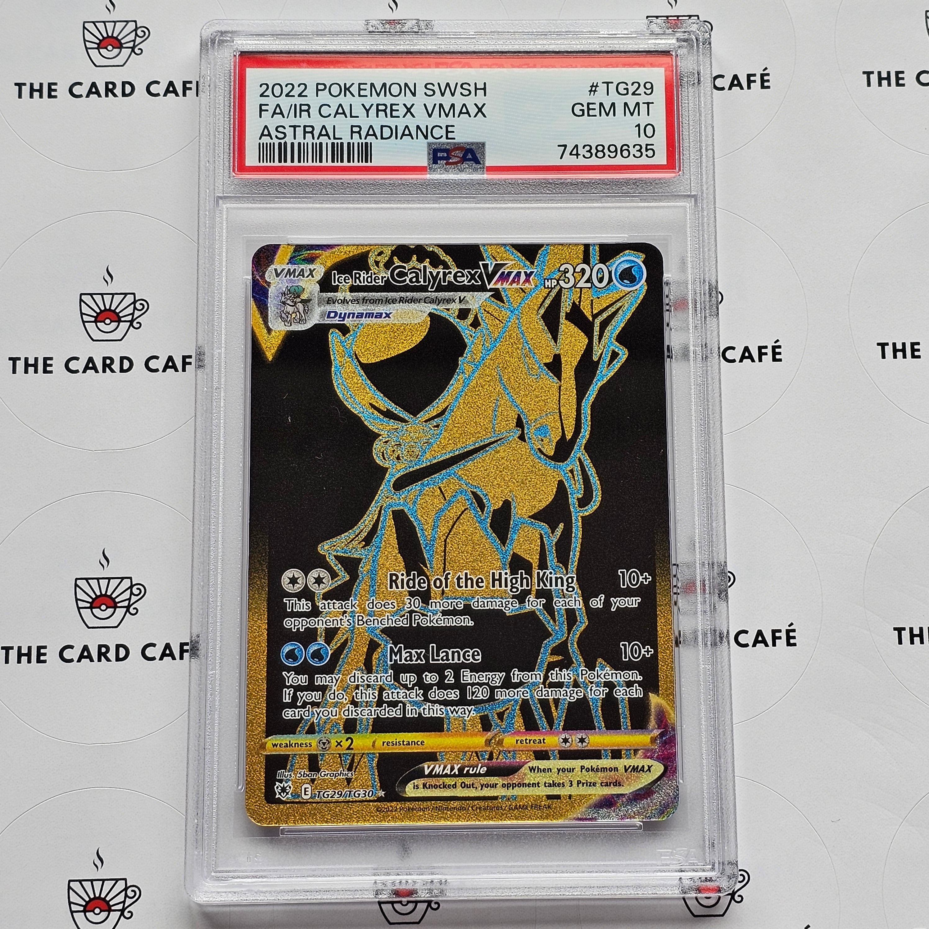 Ice Rider Calyrex VMAX - Astral Radiance - TG29/TG30 - PSA 10
