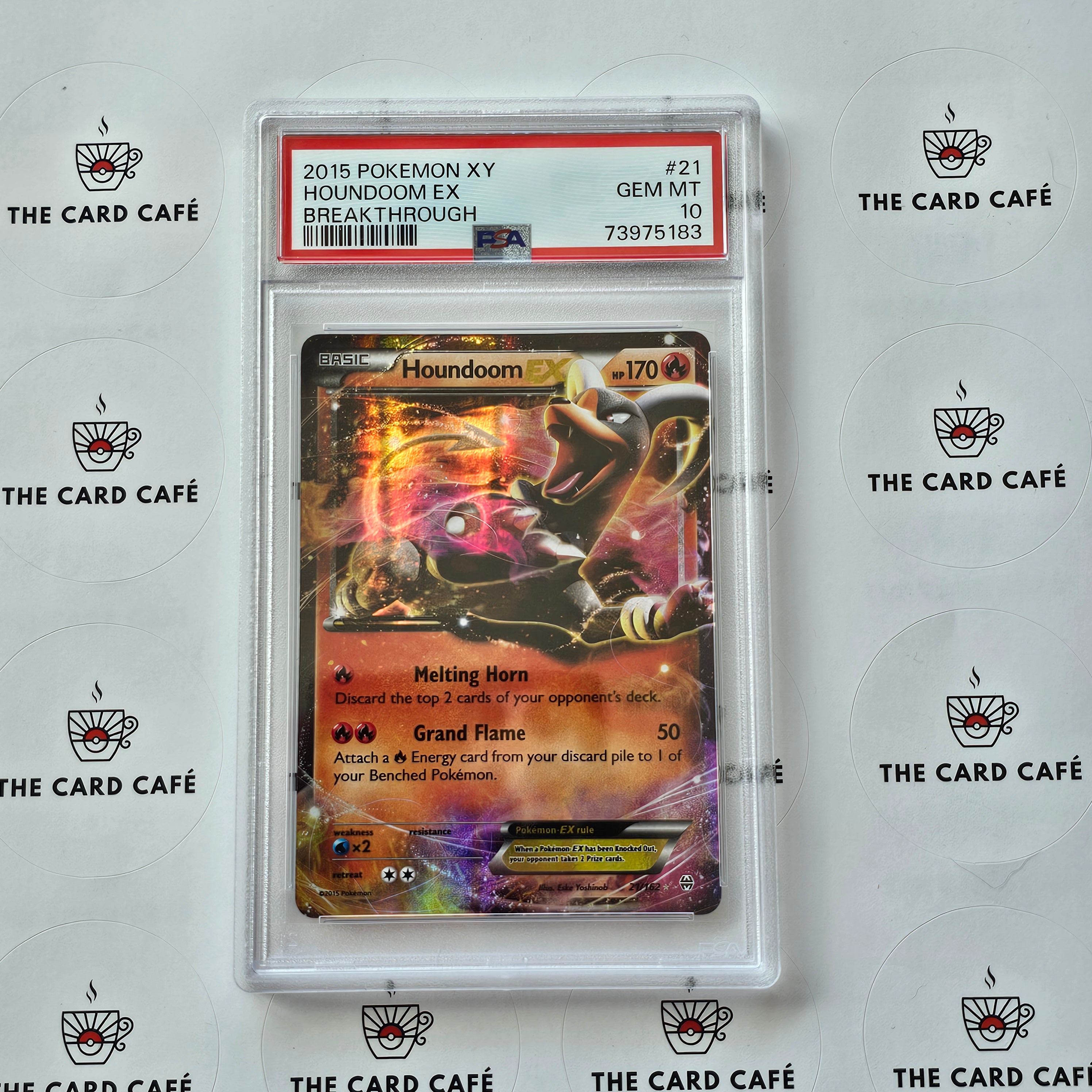 Houndoom EX - Breakthrough - 21/162 - PSA 10