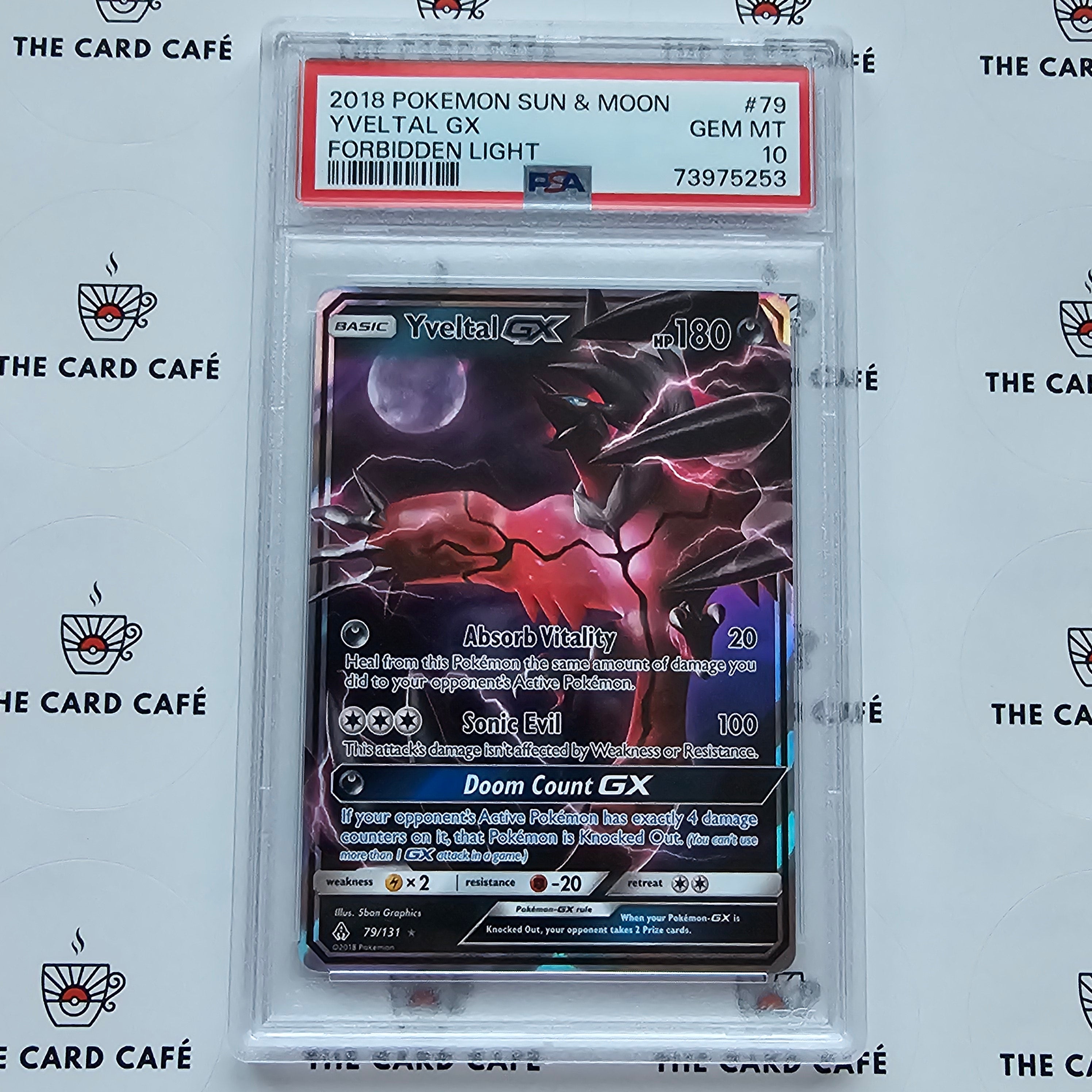 Yveltal GX - Forbidden Light - 79/131 - PSA 10