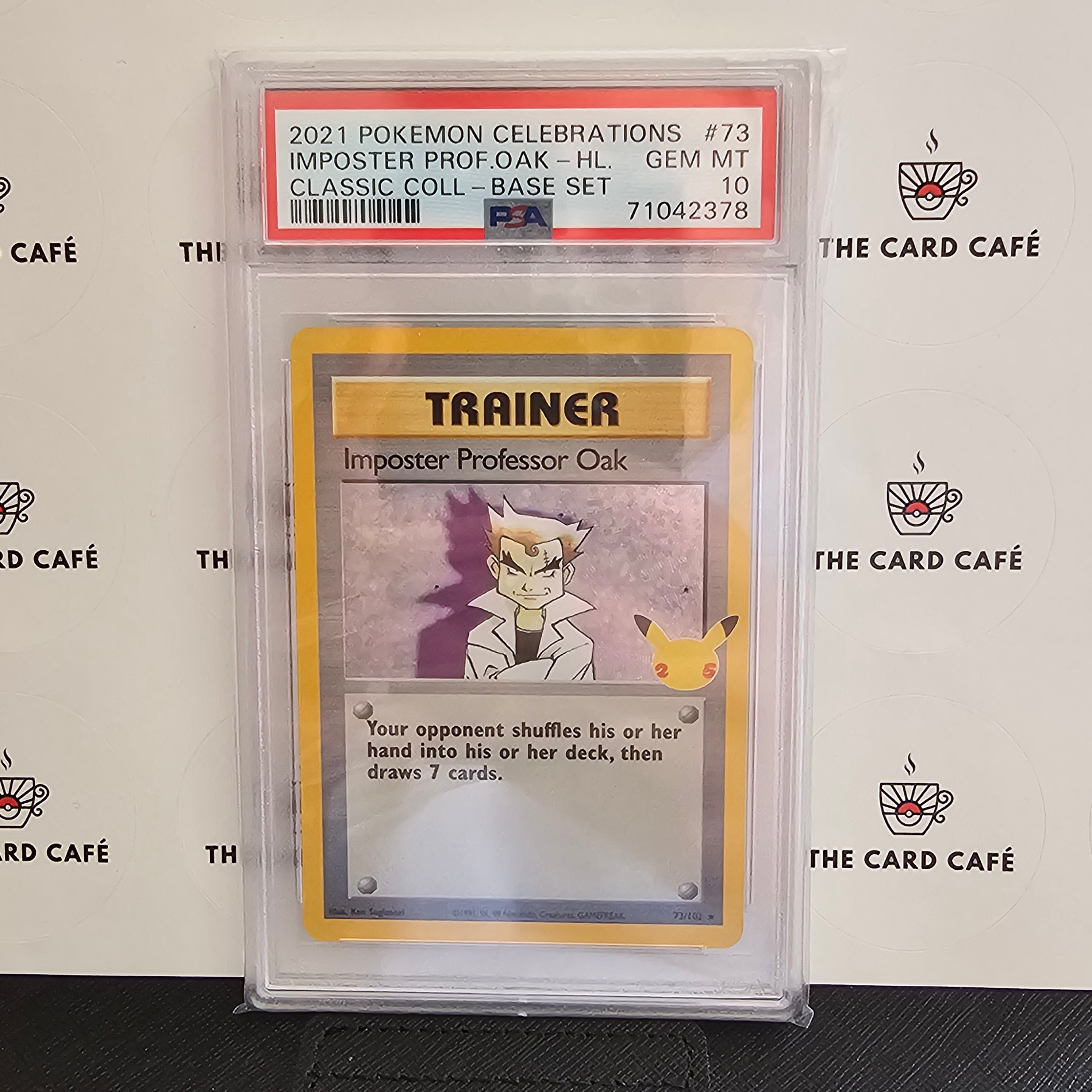 Imposter Professor Oak - Celebrations - 73/102 - PSA 10