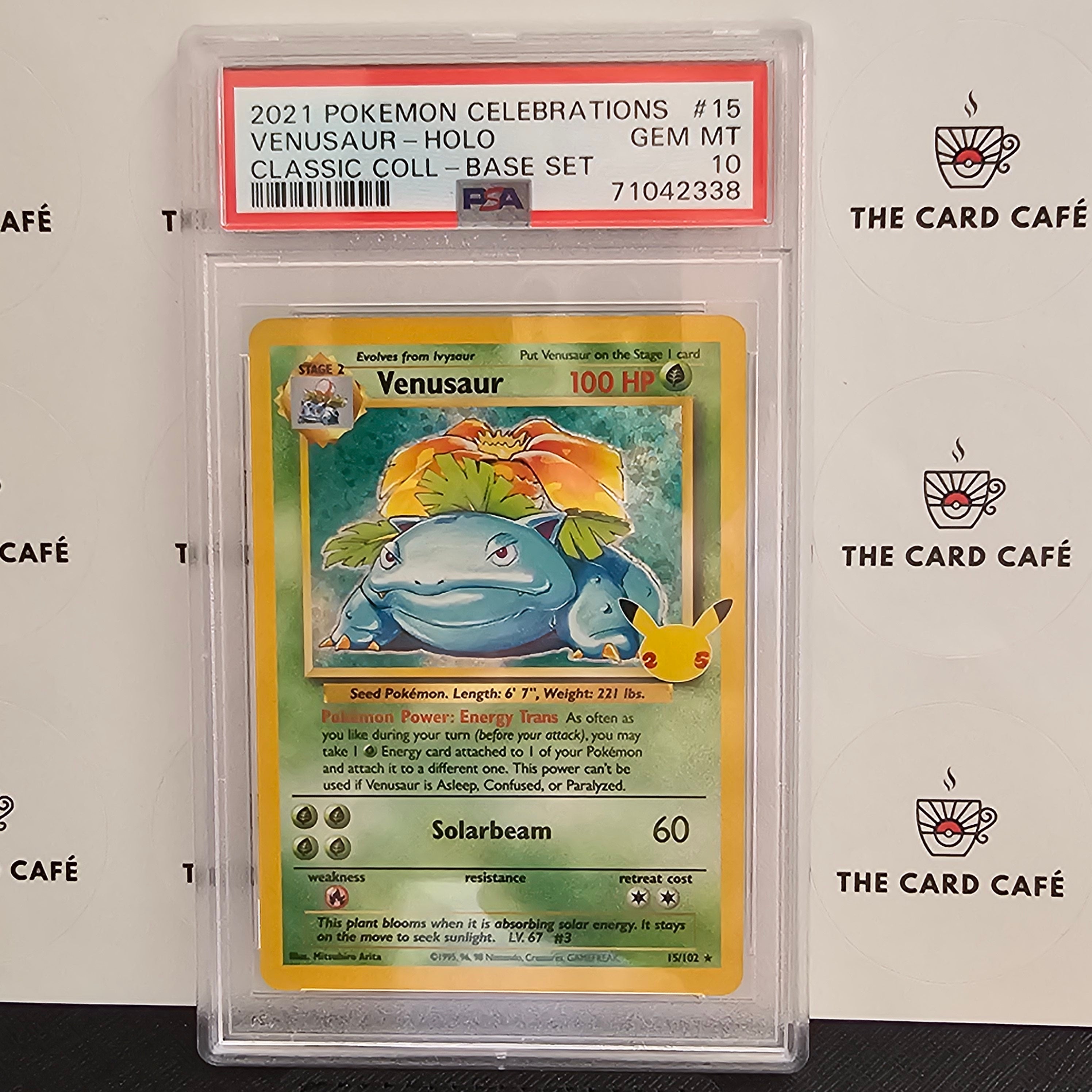 Venusaur - Holo - Celebrations - 15/102 - PSA 10