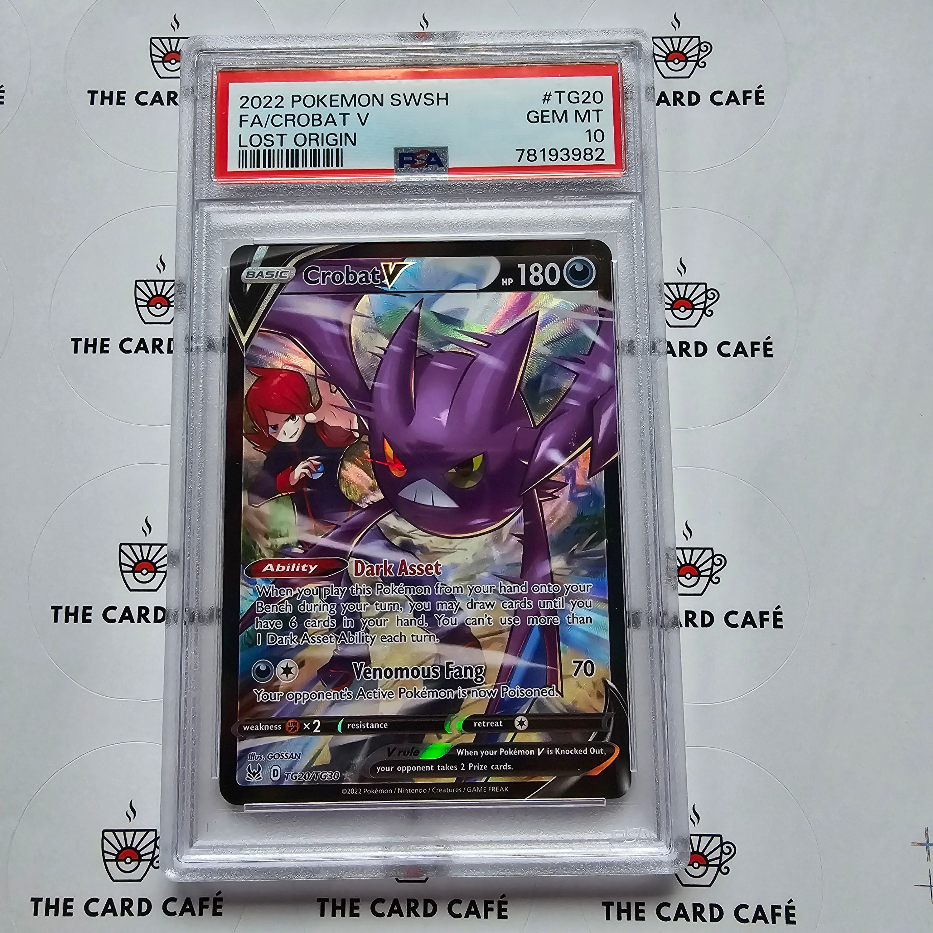 Crobat V - Lost Origin - TG20/TG30 - PSA 10
