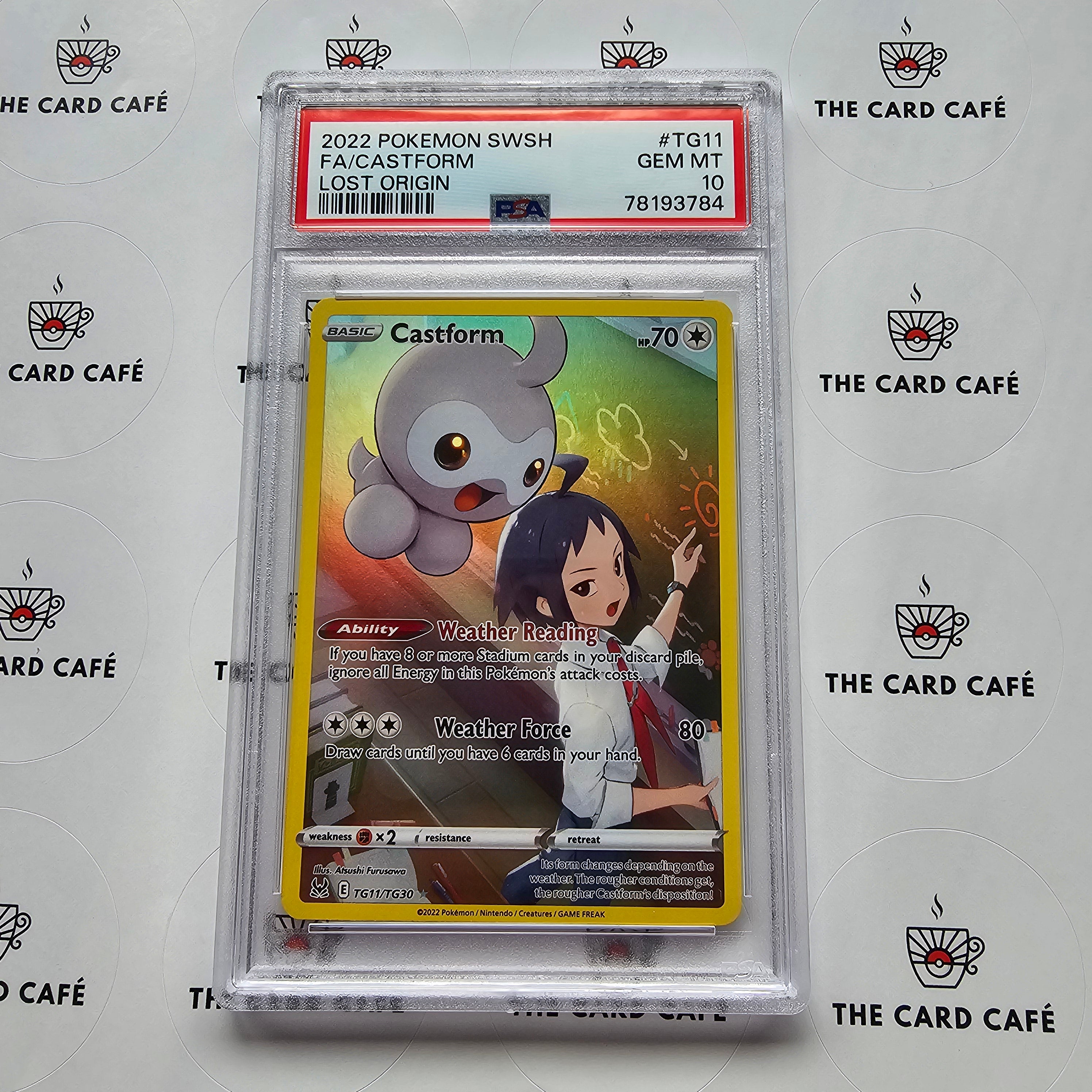 Castform - Lost Origin - TG11/TG30 - PSA 10