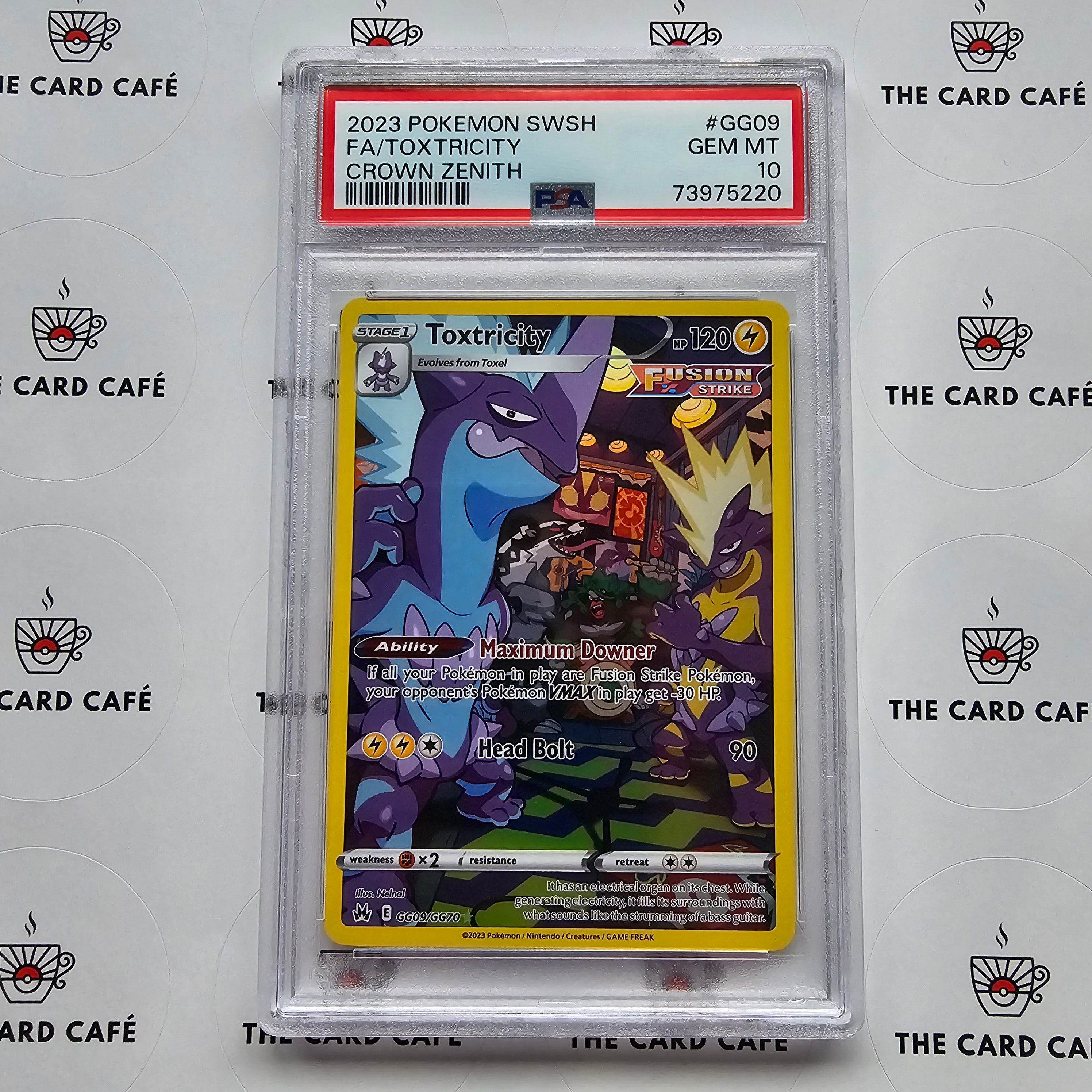 Toxtricity - Crown Zenith - GG09/GG70 - PSA 10