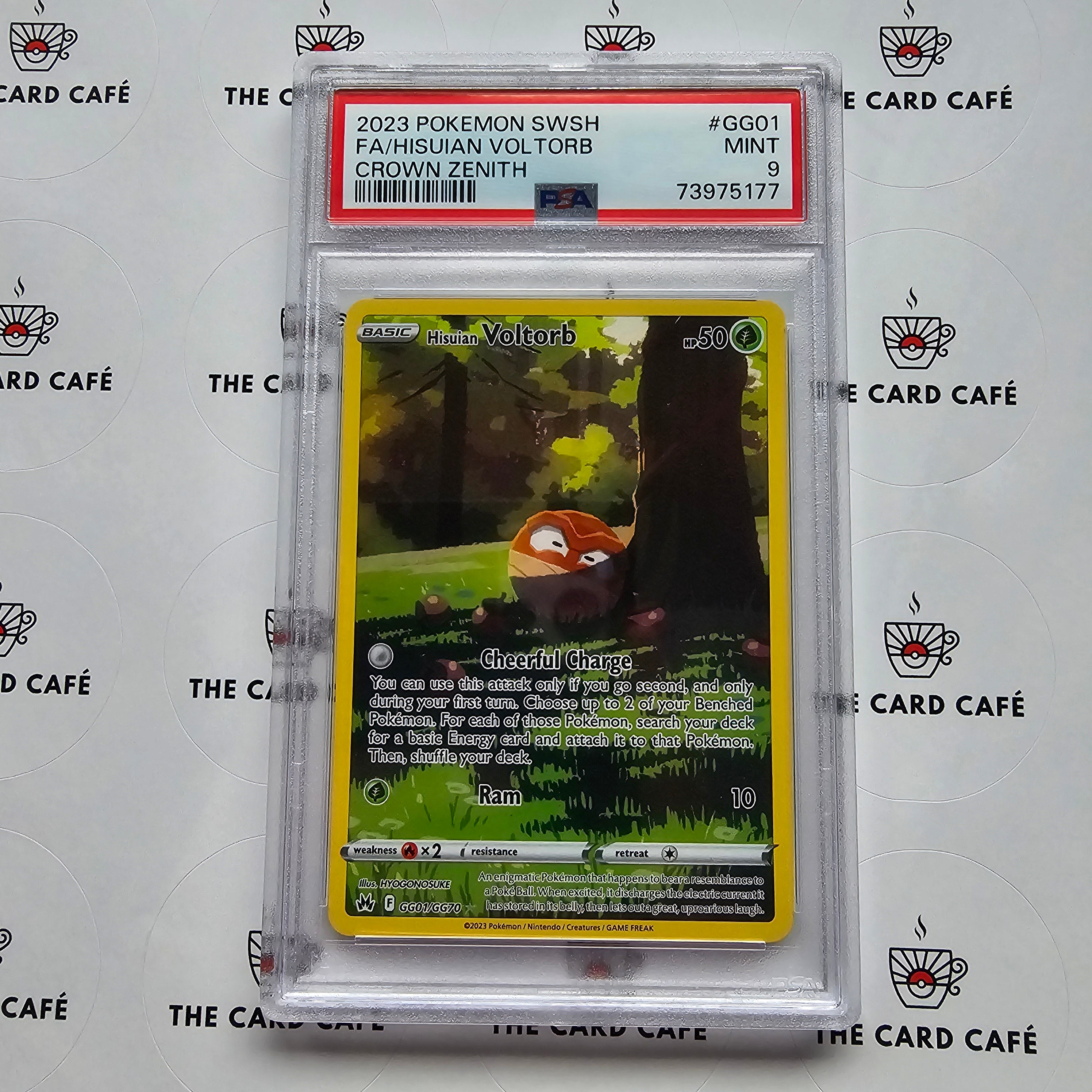 Hisuian Voltorb - Crown Zenith - GG01/GG70 - PSA 9