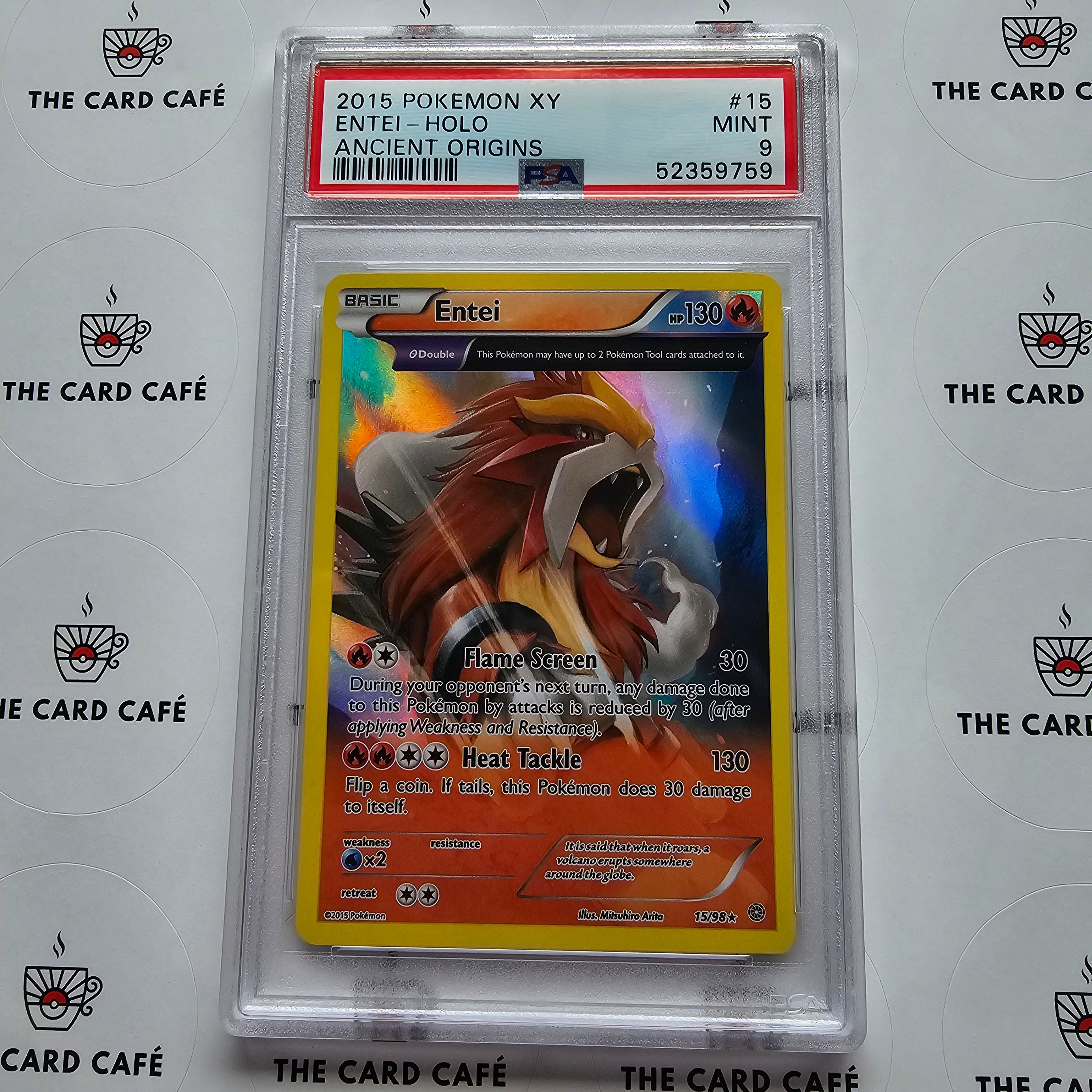 Entei - Ancient Origins - 15/98 - PSA 9