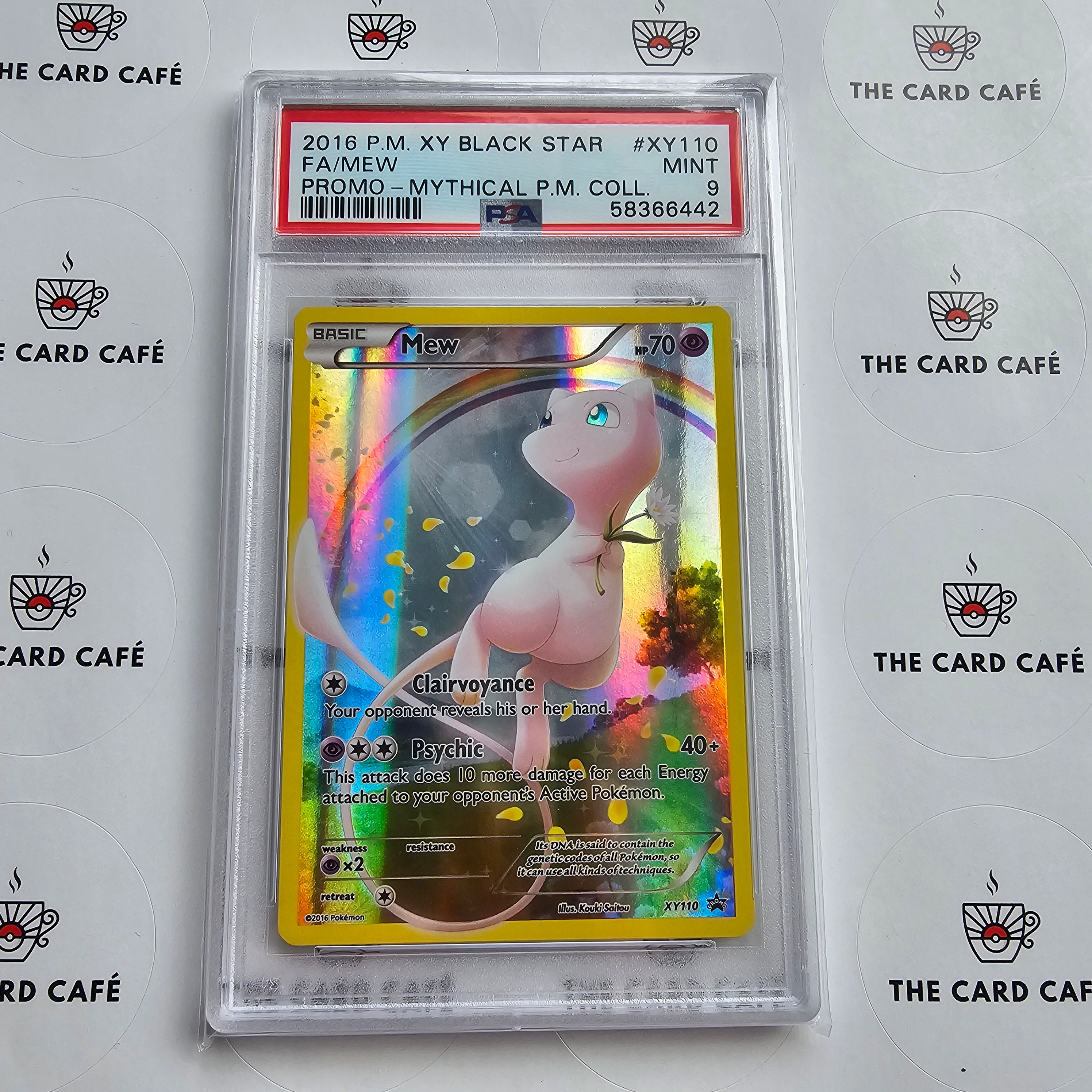 Mew - XY Black Star Promo - XY110 - PSA 9