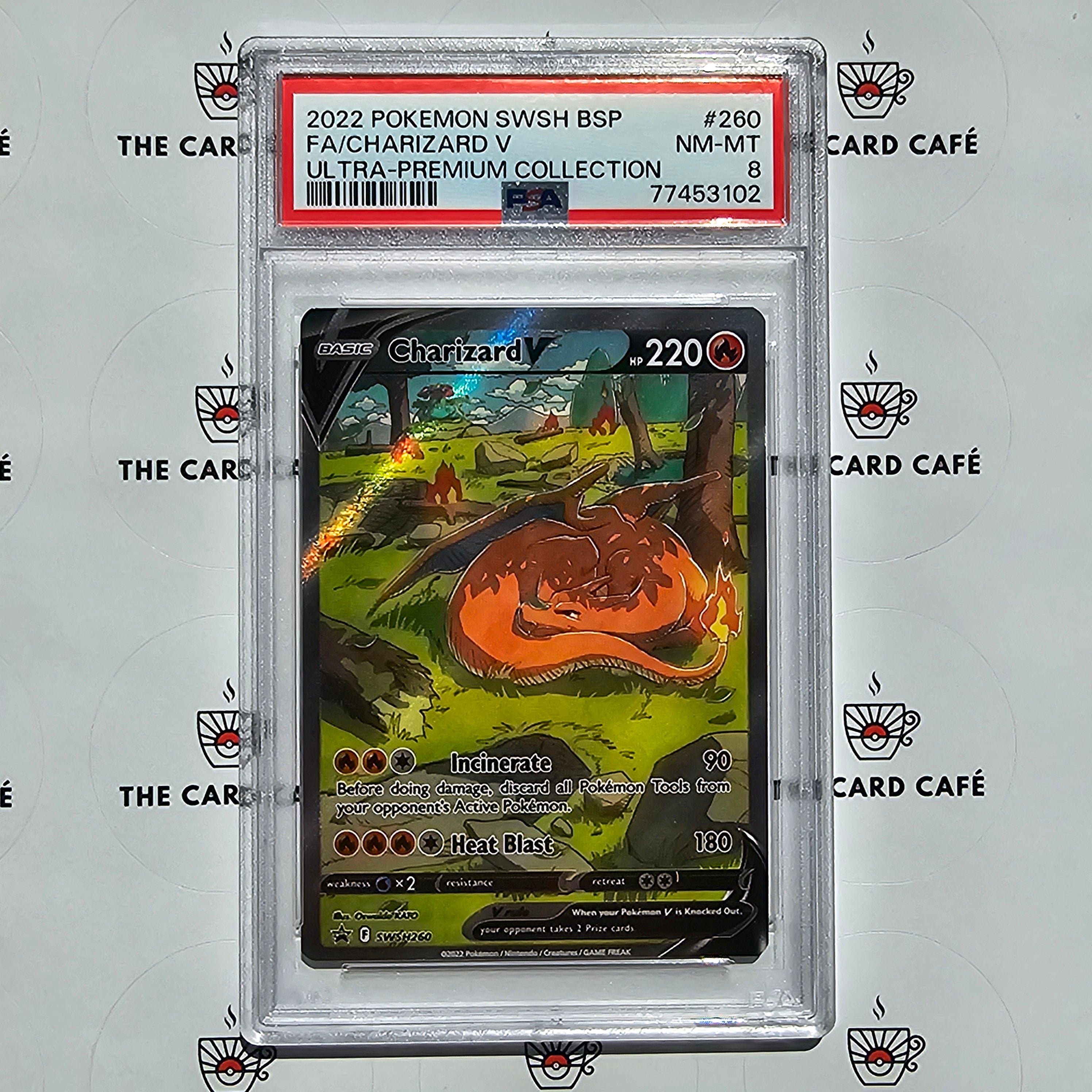 Charizard V - Charizard Ultra Premium Collection Promo - SWSH260 - PSA 8