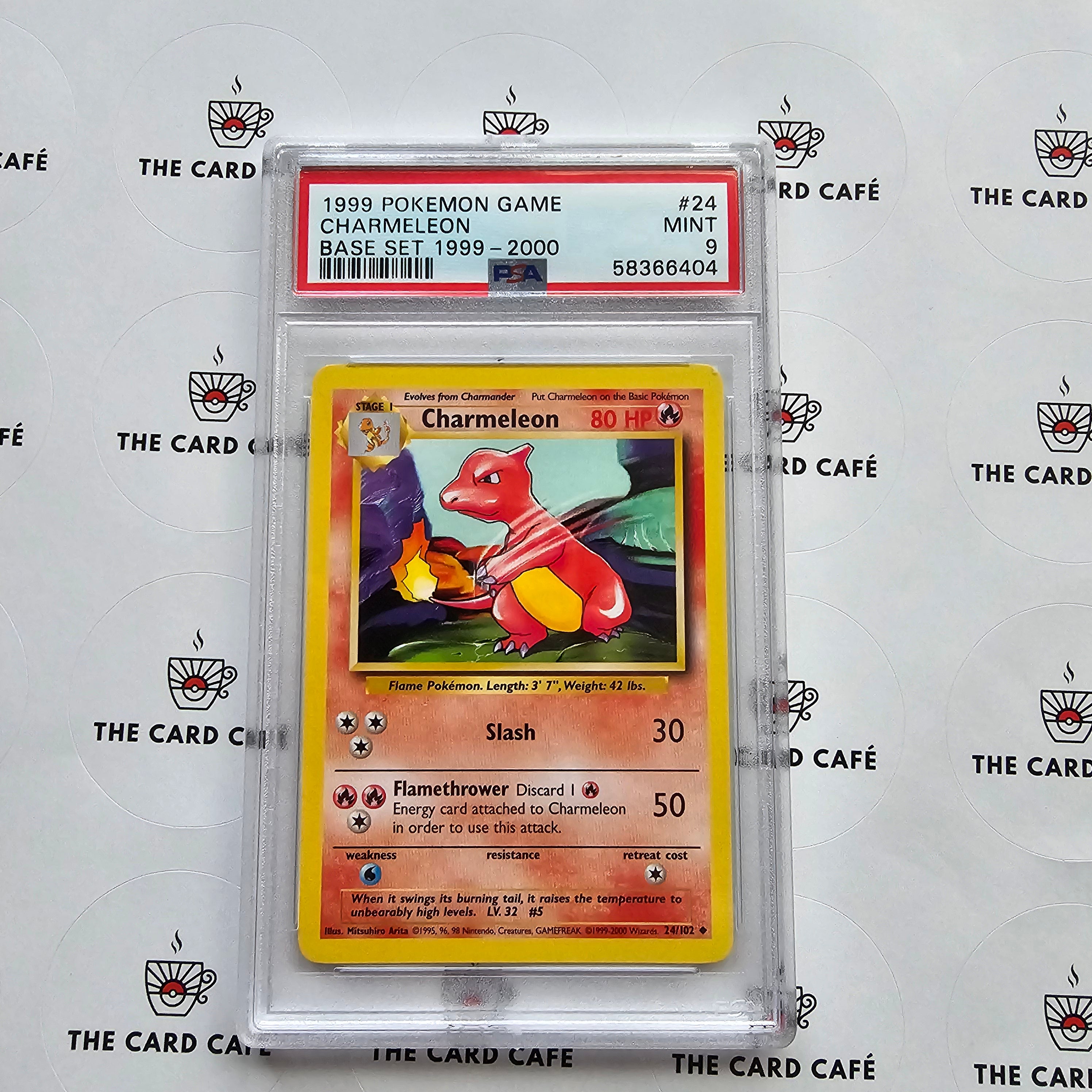 Charmeleon - Base Set - 24/102 - PSA 9