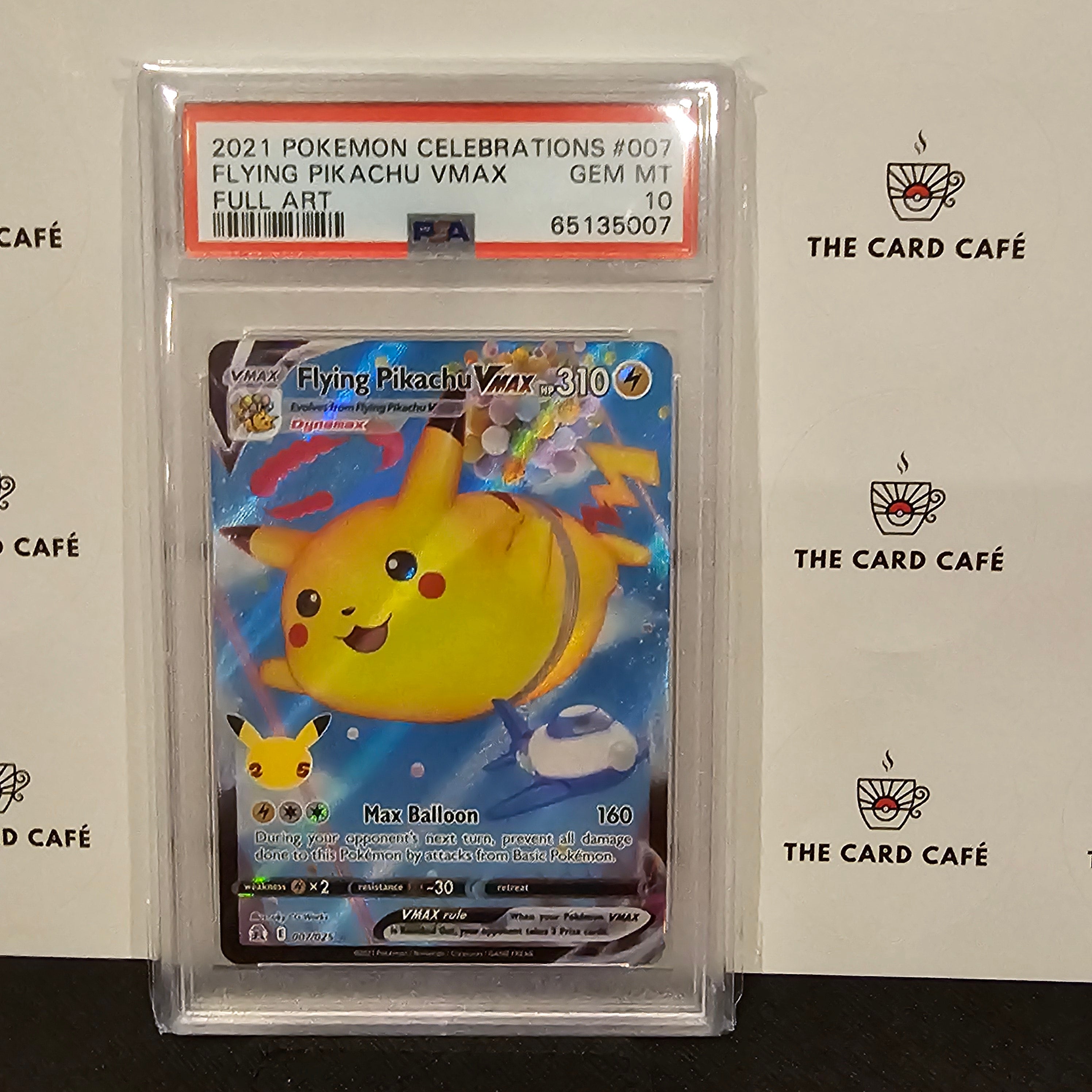 Flying Pikachu VMAX - Celebrations - 007/025 - PSA 10