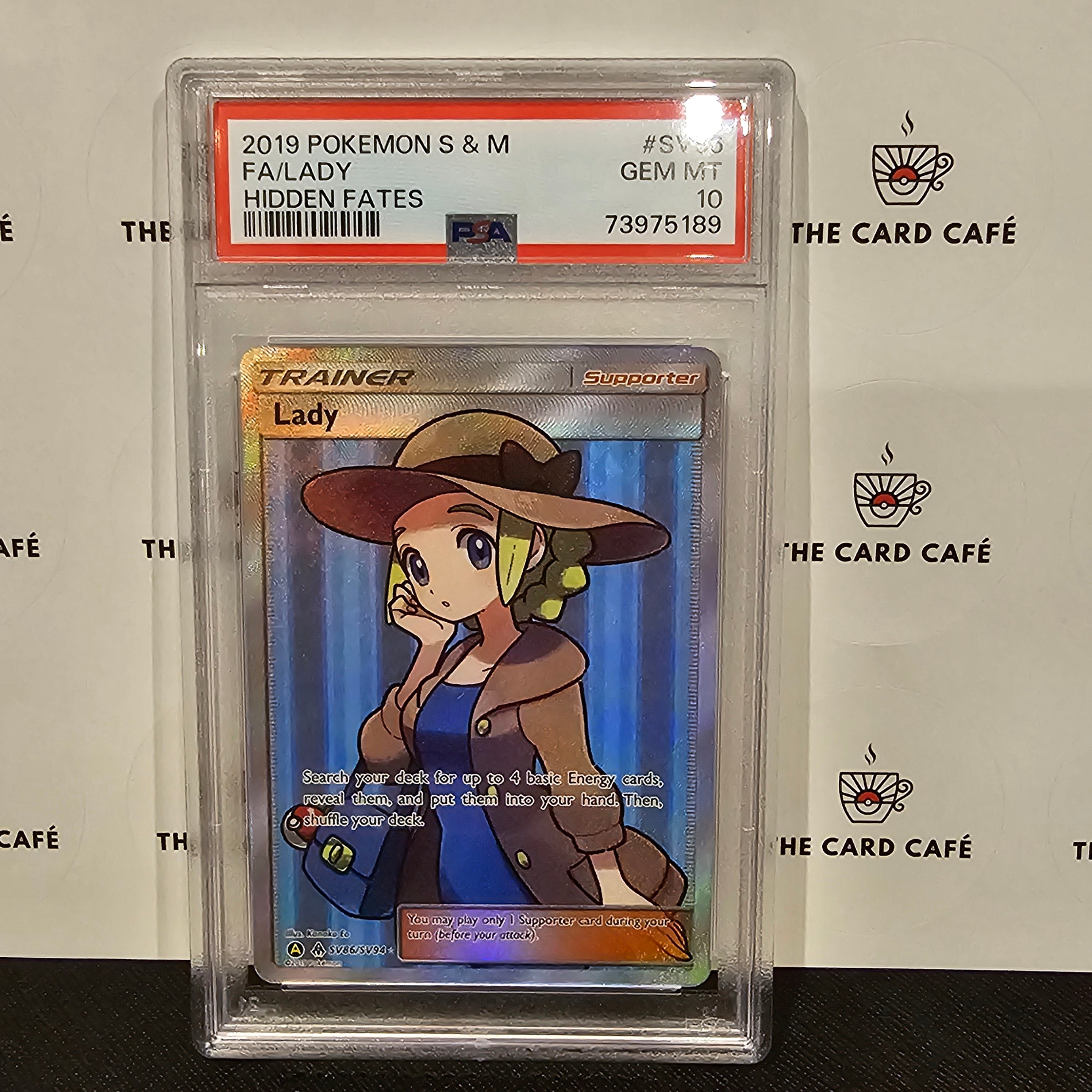 Lady - Hidden Fates - SV86/SV94 - PSA 10