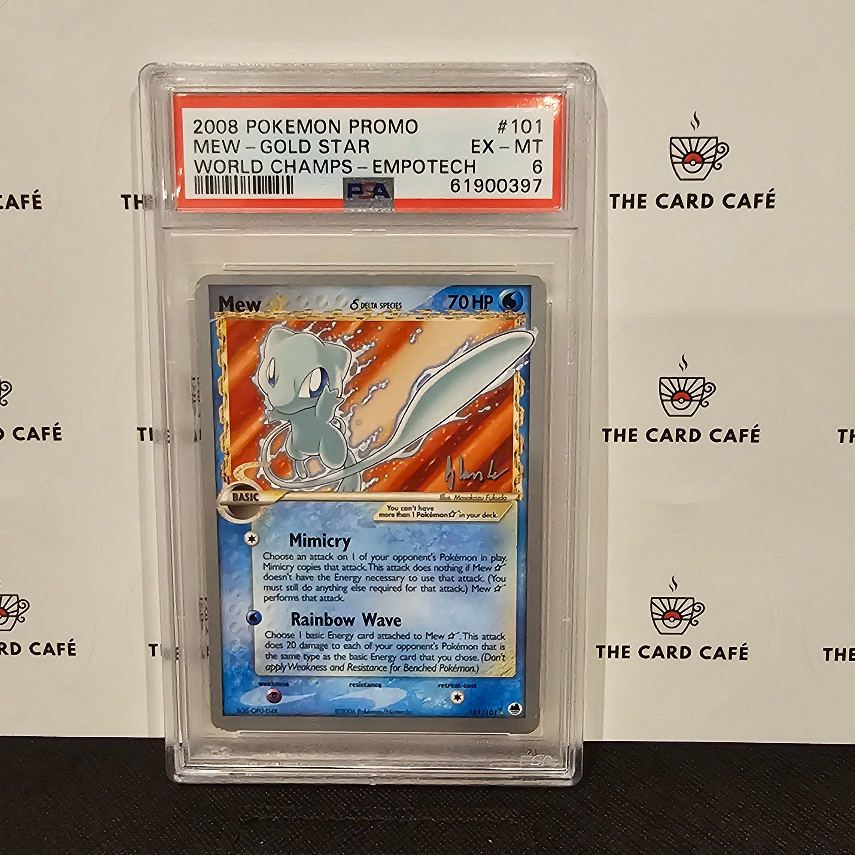 Mew Gold Star - World Championships - 101/101 - PSA 6