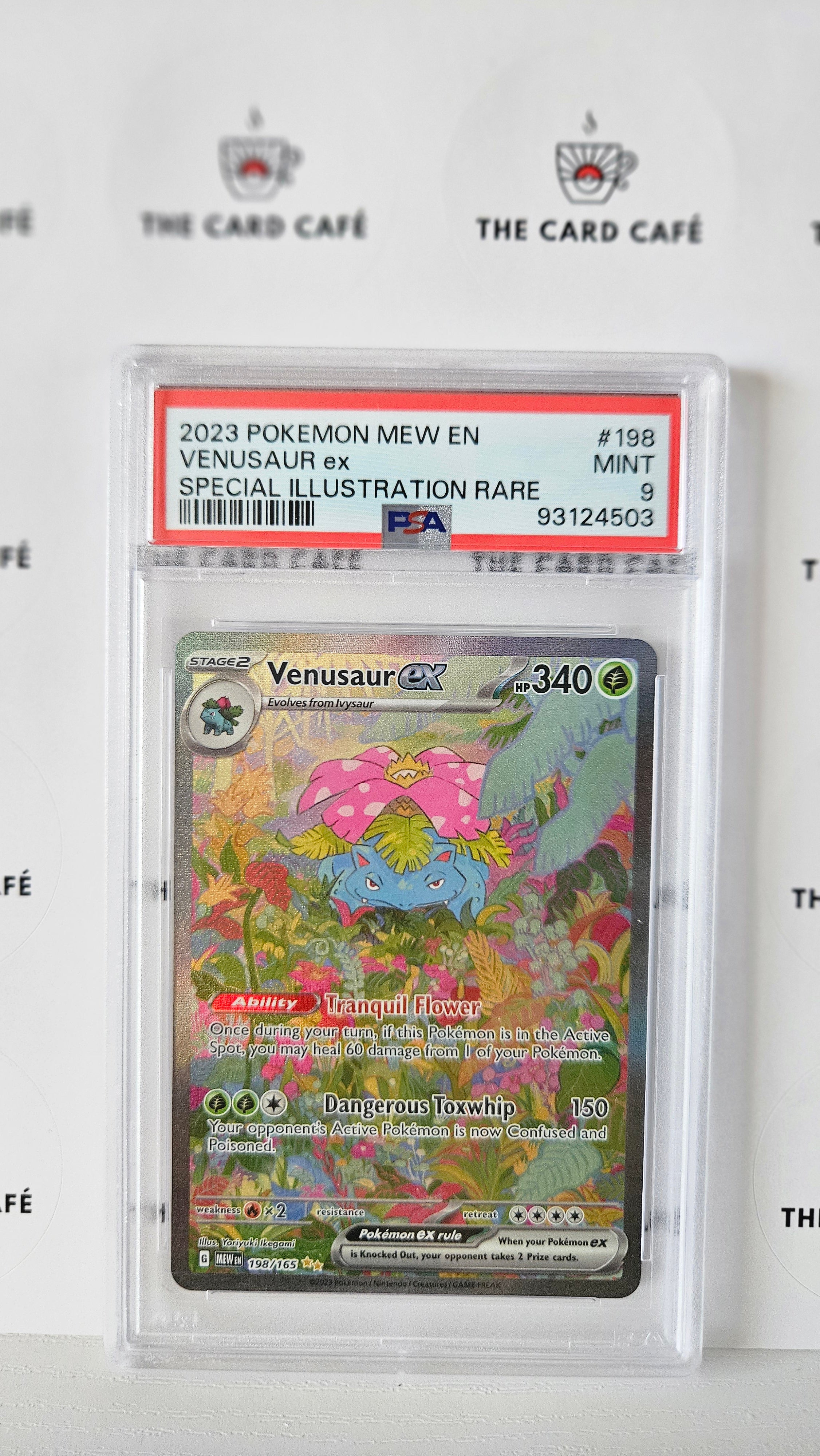 Venusaur EX - 198/165 - 151 - SIR Special Illustration Rare - PSA 9