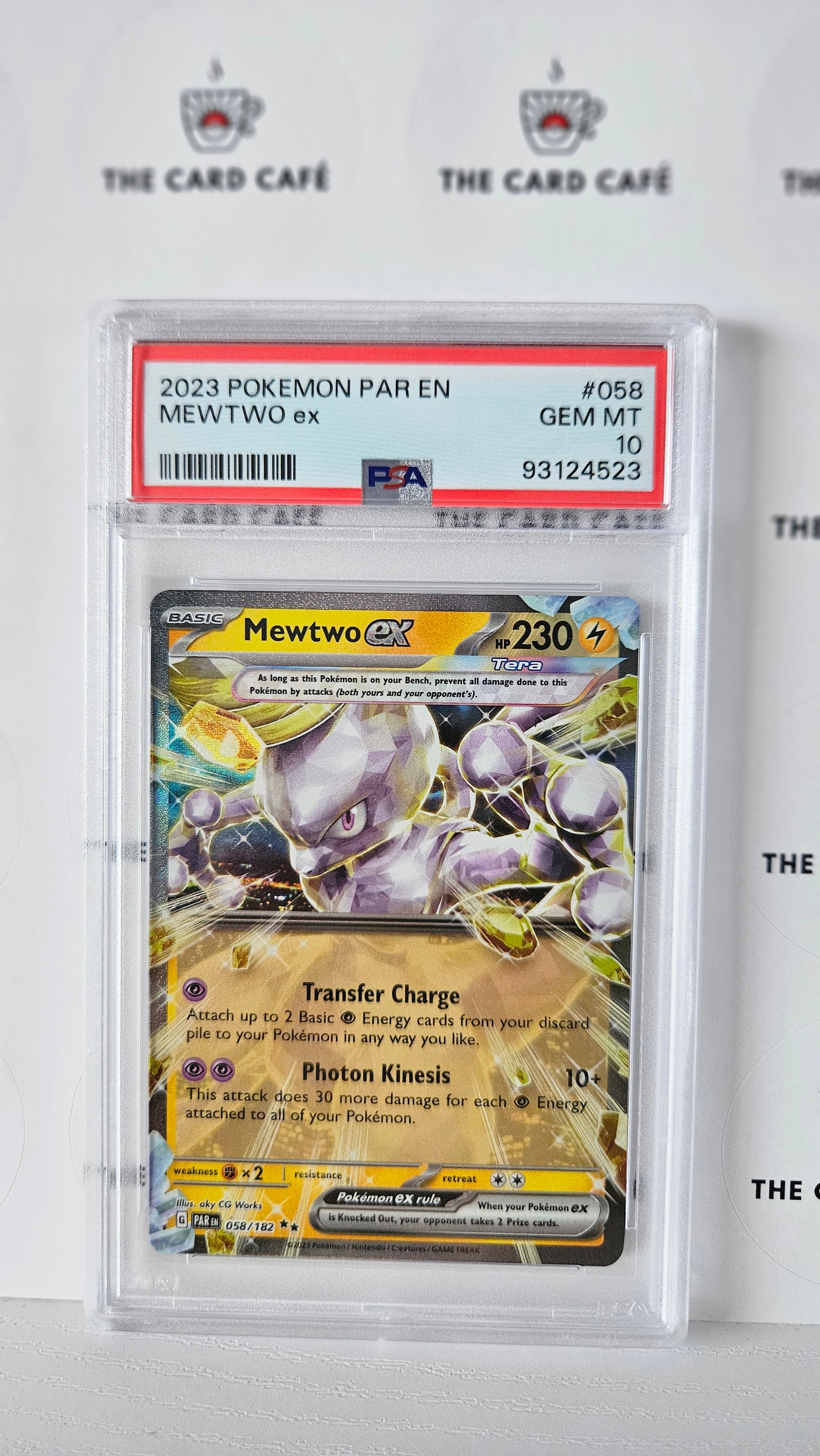 Mewtwo EX - 058/182 - Paradox Rift - PSA 10