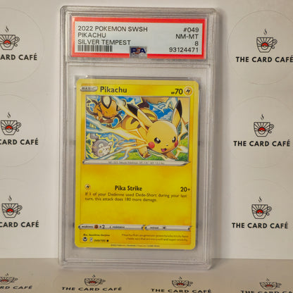 Pikachu - Silver Tempest - 049/195 - PSA 8