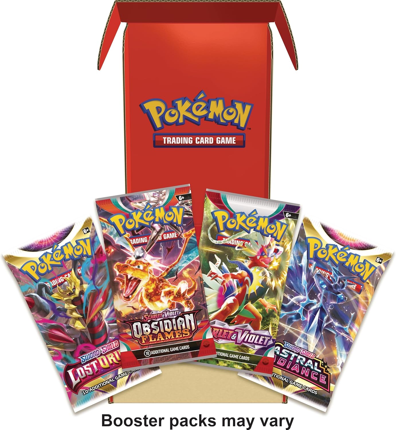 Pokémon TCG Assorted Booster Bundle (Selection of 4 Booster Packs)
