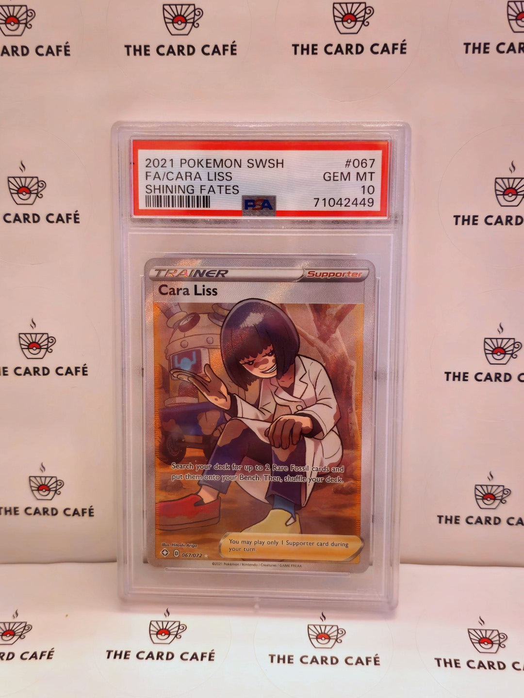 Cara Liss - Shining Fates - 067/072 - PSA 10 - Full Art Trainer