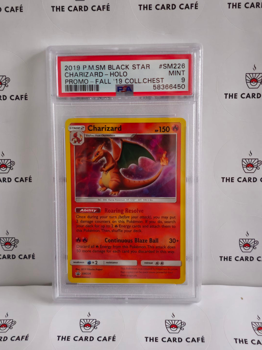 Charizard - Holo - Collectors Chest Fall 2019 - SM226 - PSA 9 🔥