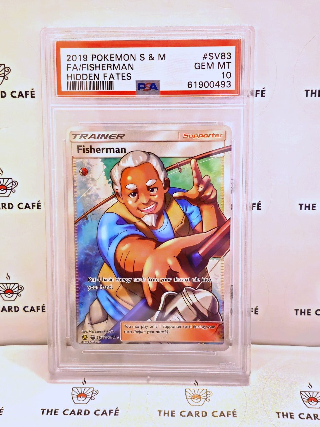 Fisherman - Shiny Vault - SV83/SV94 - PSA 10
