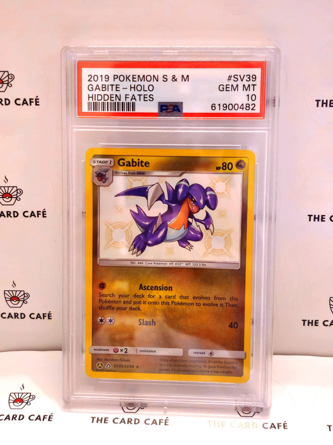 Gabite - Hidden Fates Shiny Vault - SV39/SV94 - PSA 10
