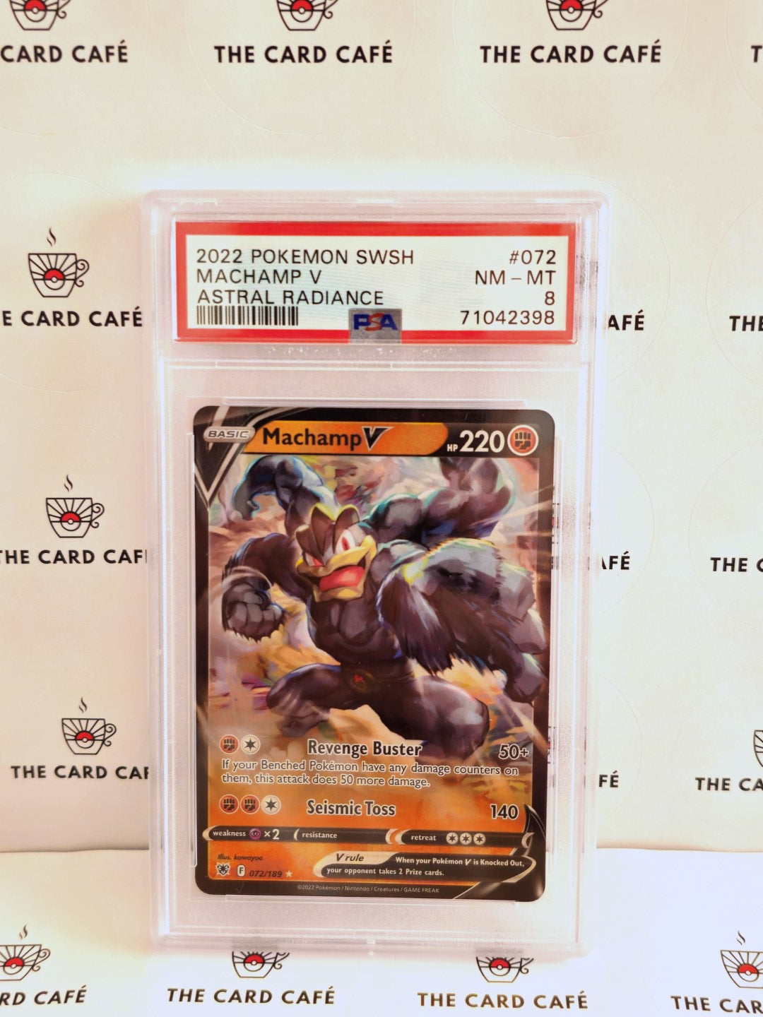 Machamp V - Astral Radiance - 072/189 - PSA 8