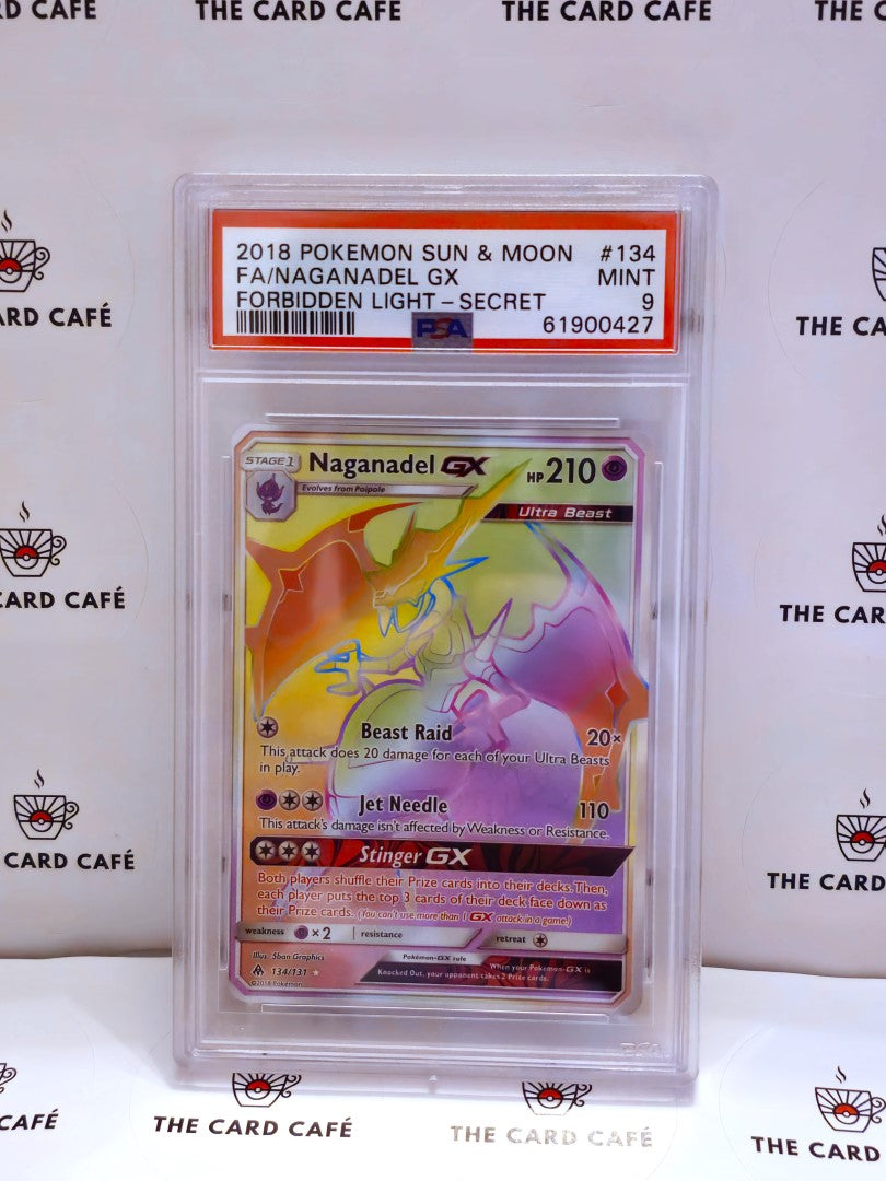 Naganadel GX - Forbidden Light - 134/131 - PSA 9