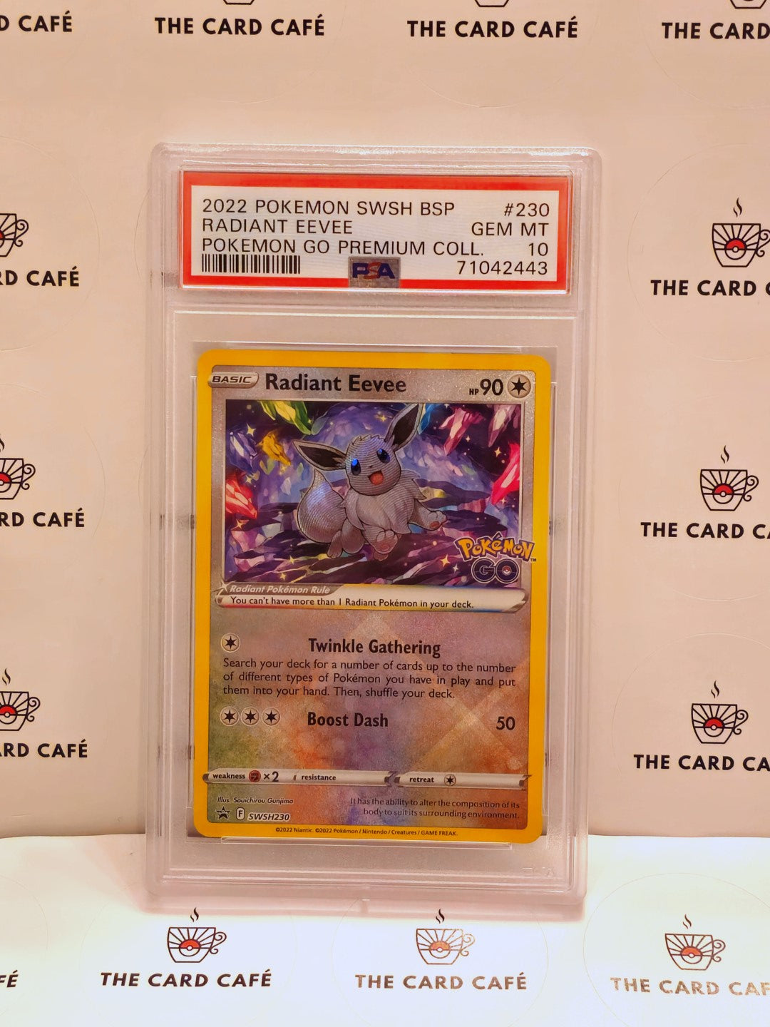 Radiant Eevee - SWSH Black Star Promo - SWSH230 - PSA 10