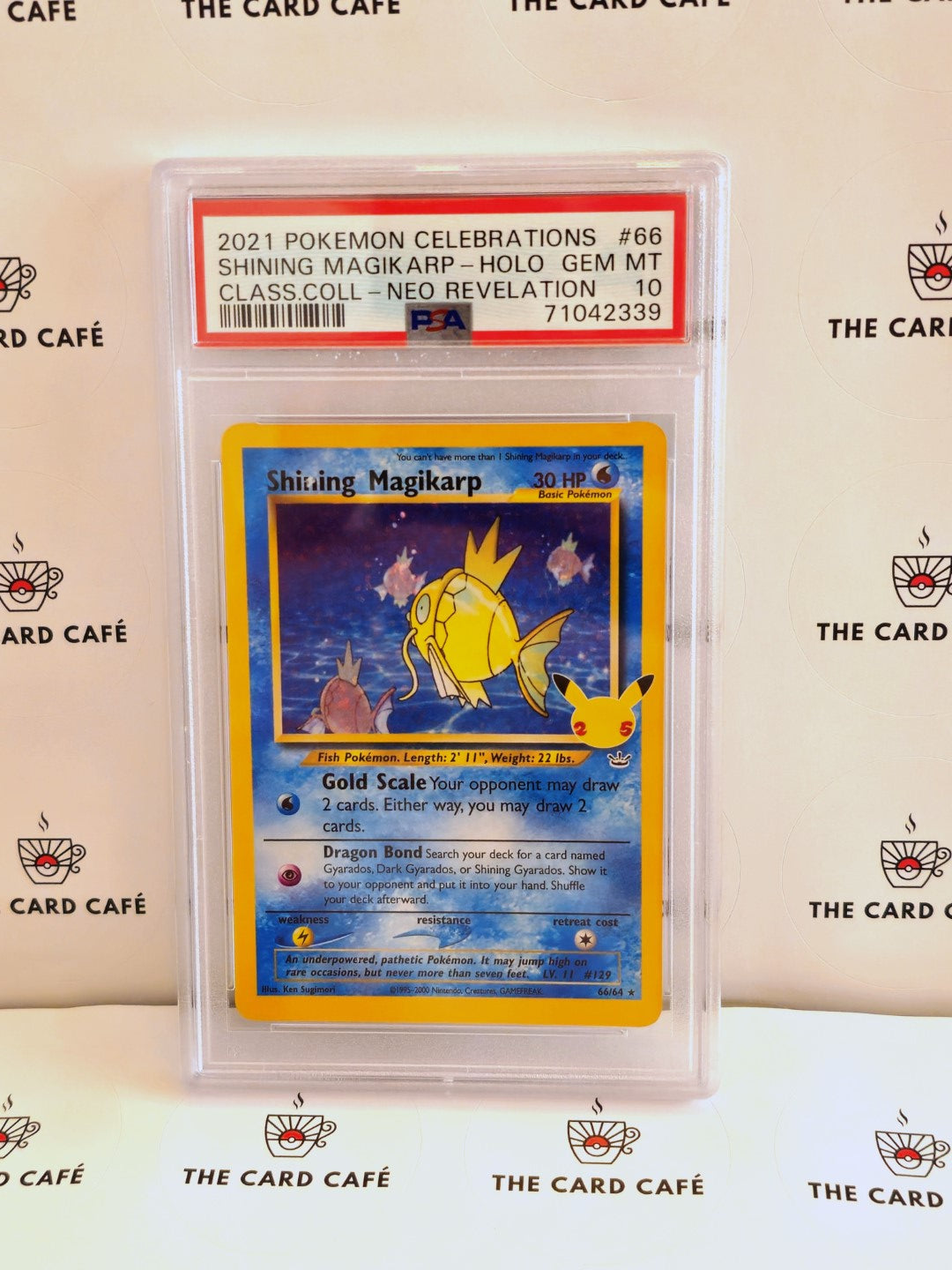 Shining Magikarp - Celebrations - 66/64 - PSA 10