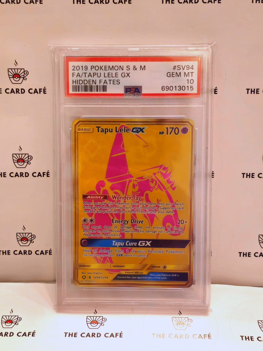 Tapu Lele GX - Hidden Fates - SV94/SV94 - PSA 10
