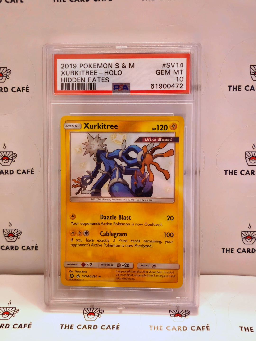 Xurkitree - Hidden Fates Shiny Vault - SV14/SV94 - PSA 10