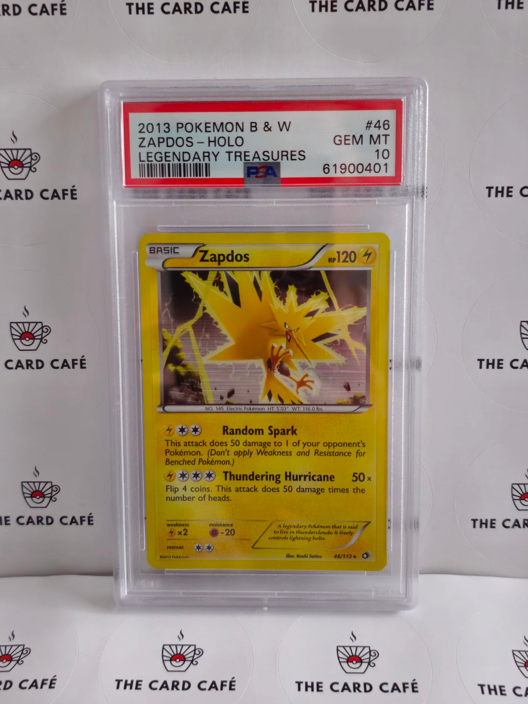 Zapdos - Legendary Treasures - 46/113 - PSA 10 - POP 17