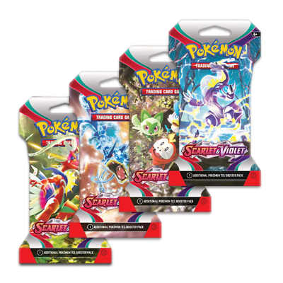 Scarlet & Violet Base Sleeved Booster Pack - Single