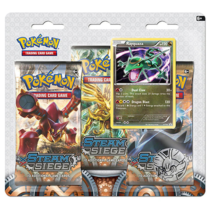 Steam Siege Triple Blister - Rayquaza